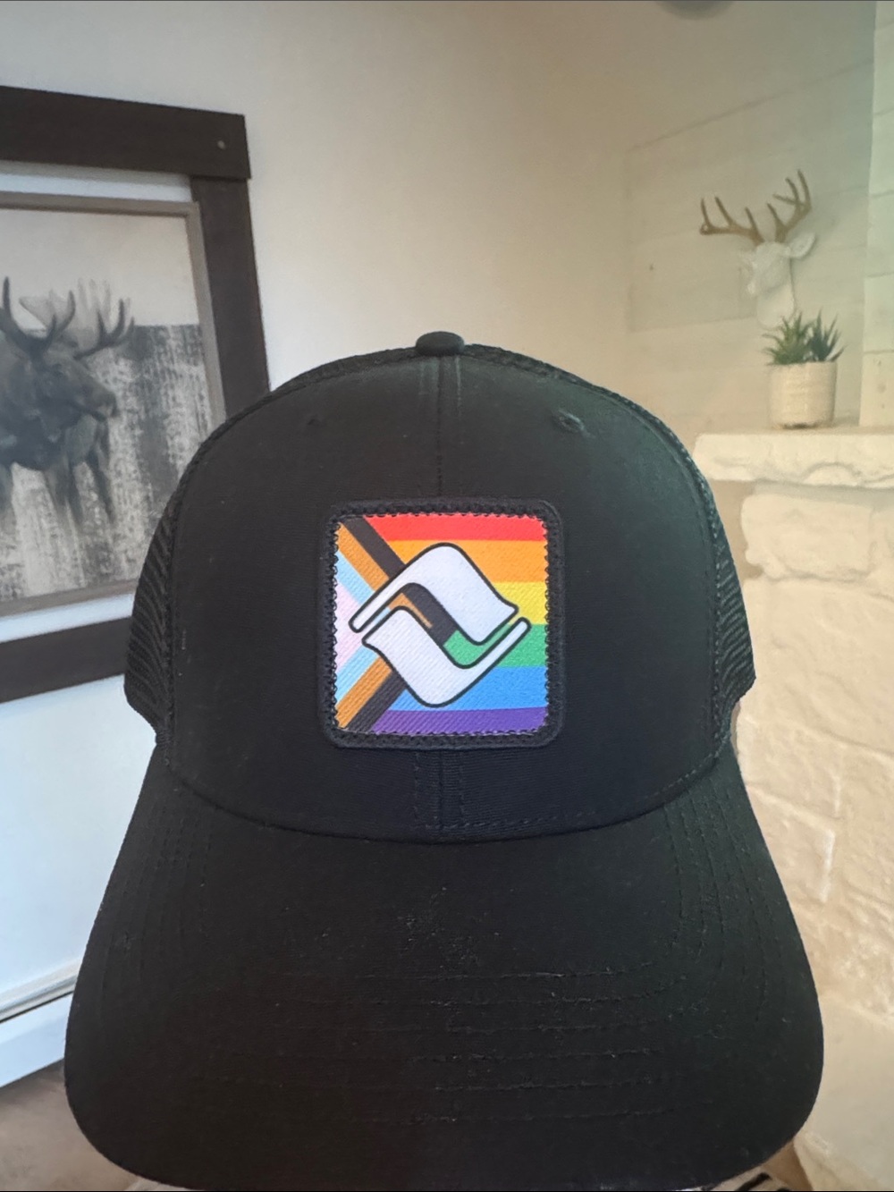Vail Colorado hat, black, NWOT